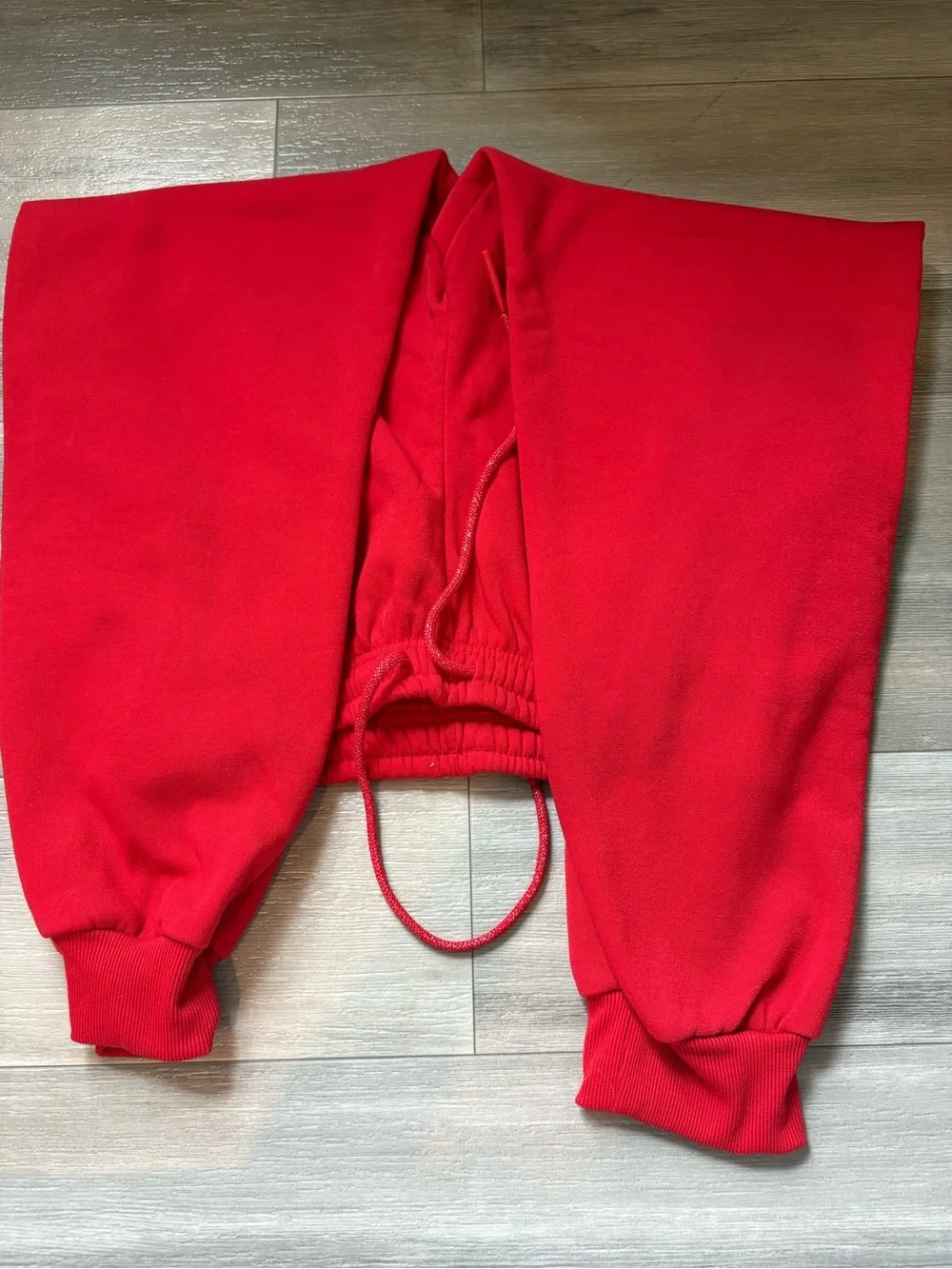 Kids Red Fleece Jogger Pants - Cozy Everyday Bottoms